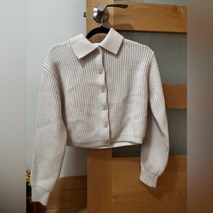 Wilfred cream cardigan size small